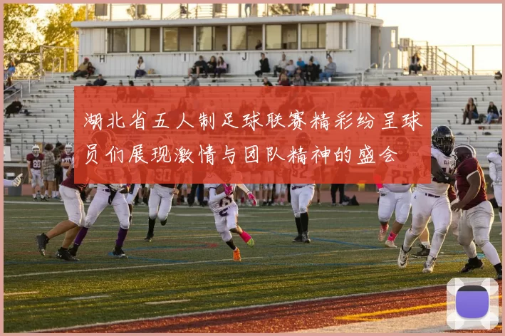 湖北省五人制足球联赛精彩纷呈球员们展现激情与团队精神的盛会